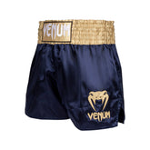 Shorts Muay Thai Style Venum Classic Navy Blue/Gold